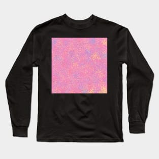 Pink Speckled Colorful Easter Egg Design Long Sleeve T-Shirt